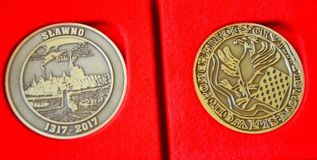 Medal okolicznościowy z okazji 700-lecia miasta Sławna - nakład limitowany