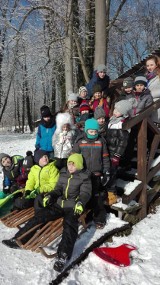 Ferie ze Szkołą Podstawową nr 2 w Sycowie. Nasz park zimą jest piękny. Korzystajmy z niego