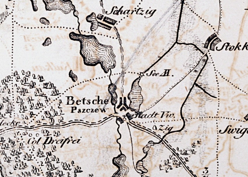 Mielno w 1799 r. Całkiem spore i widoczne