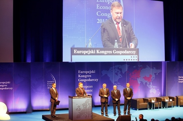 Sesja inauguracyjna Europejskiego Kongresu Gospodarczego w Katowicach