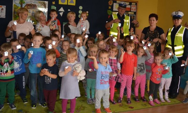 Gm. Nowy Dwór Gdański. Policjanci odwiedzili przedszkolaków z Kmiecina