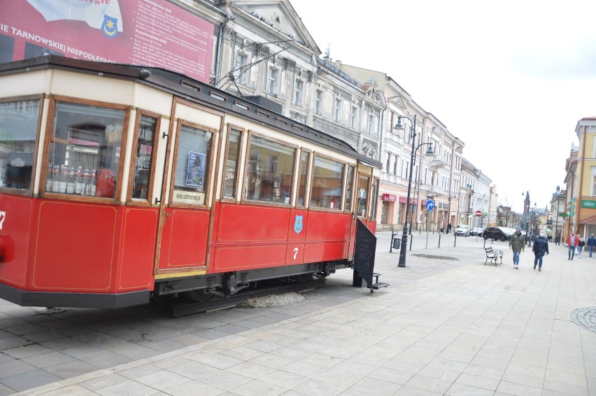 Centrum Tarnowa w wielkanocne popołudnie, 4.04.2021