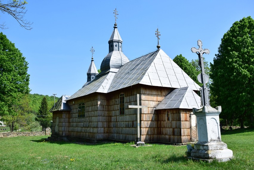 Olchowiec. Pięknie położona wieś w Beskidzie Niskim....