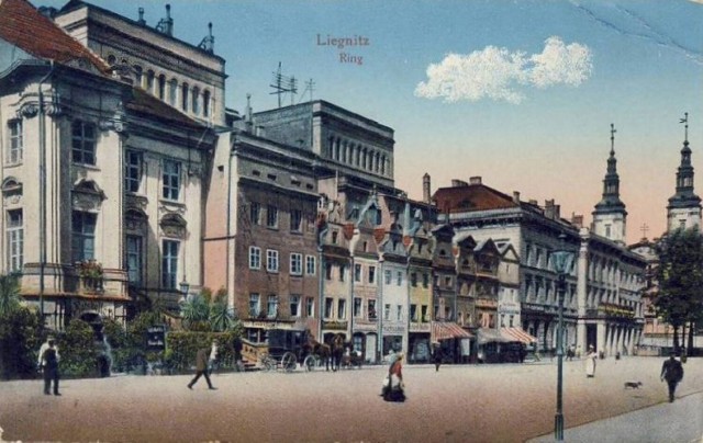 Rynek w Legnicy na początku XX wieku