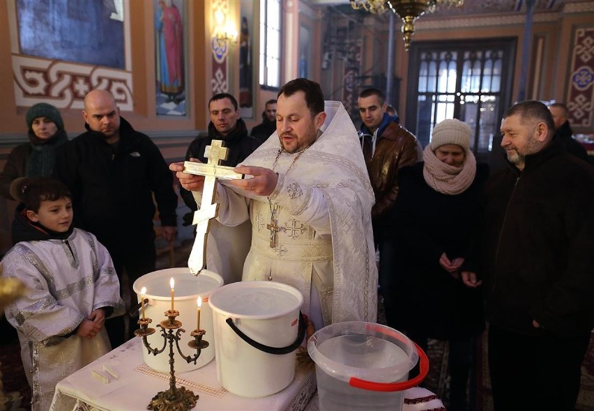 Prawosławne święto Chrztu Pańskiego w Piotrkowie