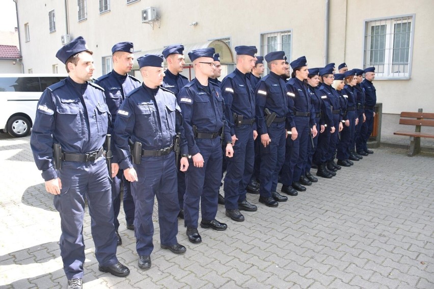 Do Lubska przyjechała grupa policjantów ze szkoły w Pile. W...