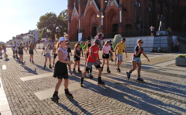 Nightskating Białystok przejechał przez miasto 18.07.2020