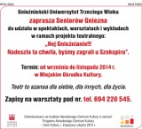 GUTW Gniezno: Gnieźnieński Uniwersytet Trzeciego Wieku zaprasza!