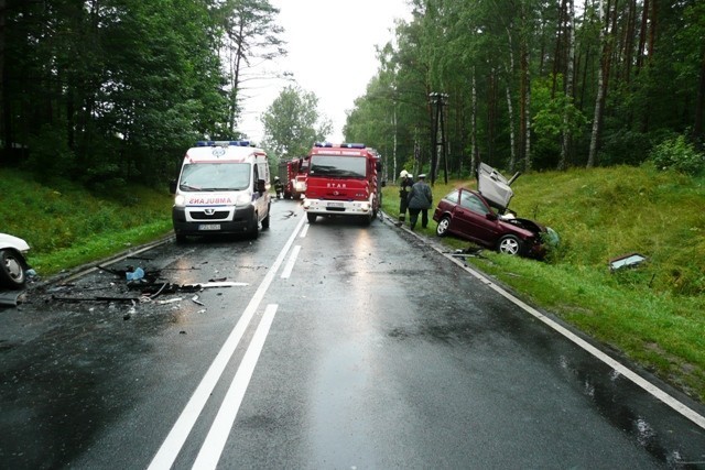 Śmiertelny wypadek na K-11 pod Okonkiem