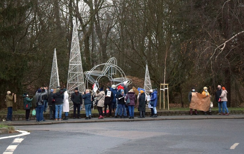 Manifestacja w centrum Stargardu. "Nie ma demokracji bez wolnych mediów"