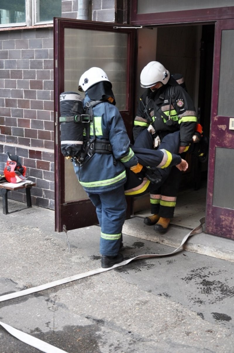 Ćwiczenia strażaków ochotników na Warmii i Mazurach