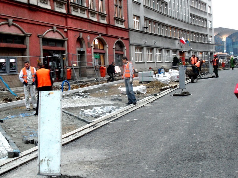 Przebudowa centrum Katowic remont Młyńskiej