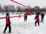 Poznań: Turniej siatkówki plażowej na śniegu [ZDJĘCIA,WIDEO]