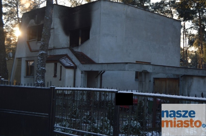 Pożar domku jednorodzinnego przy ul. Botanicznej. 1 osoba zginęła!