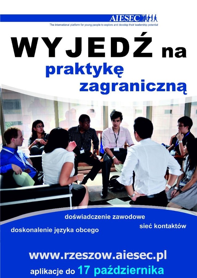 Rekrutacja trwa! wejdź na : www.rzeszow.aiesec.pl