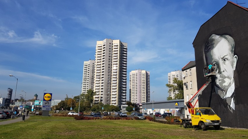 Mural z wizerunkiem Wojciecha Korfantego powstaje w centrum...