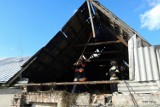 Pożar w Dzwono-Sierbowicach: Palił się budynek gospodarczy