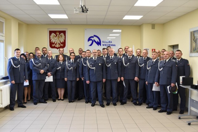 Awanse służbowe funkcjonariuszy Zakładu Karnego w Garbalinie