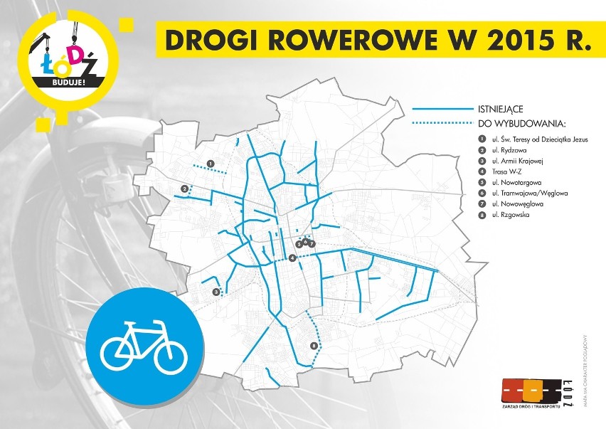 Do jesieni ma powstać ścieżka rowerowa na ul. Rzgowskiej w Łodzi