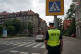 Policjanci z Bytomia monitorowali przejścia dla pieszych w całym mieście 