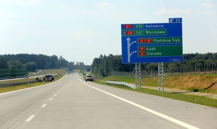Autostrada A1 Stryków-Tuszyn już gotowa [MAPY WĘZŁÓW, FILM]
