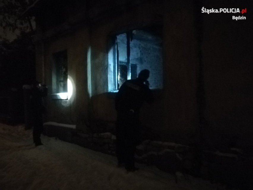 Będzińscy policjanci kontrolują budynki i pustostany w...