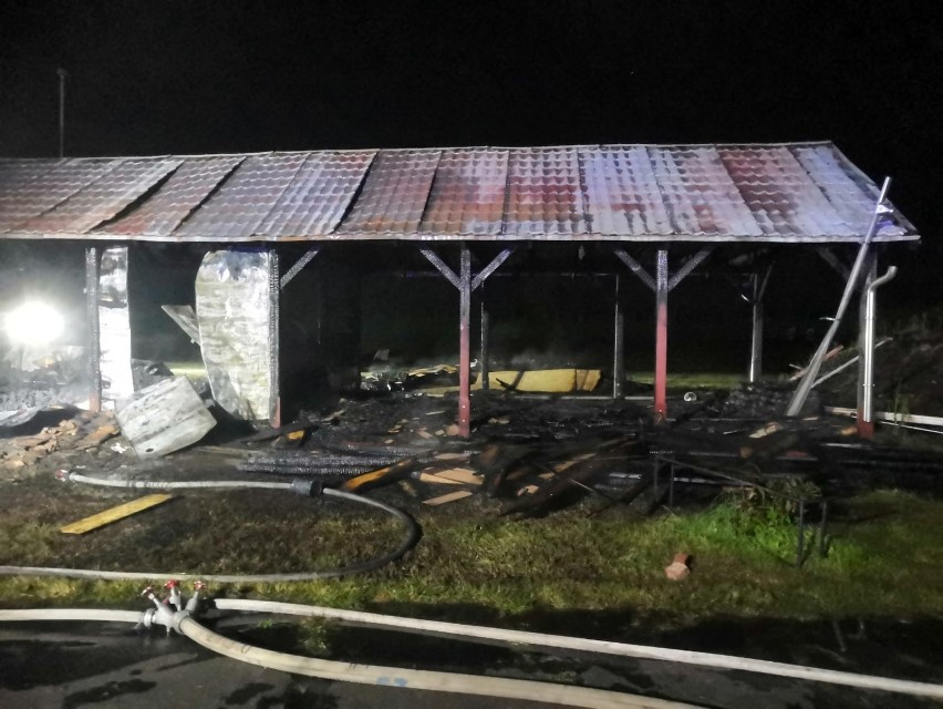 Pożar zniszczył budynek łuczników z klubu Obuwnik Prudnik. To mogło być podpalenie