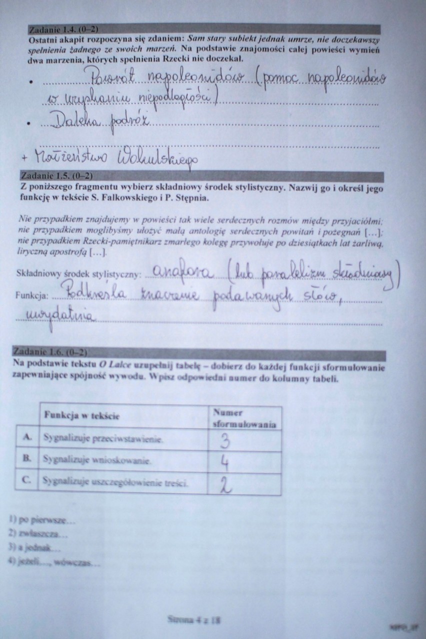 Matura 2016 w Tychach. Egzamin z języka polskiego