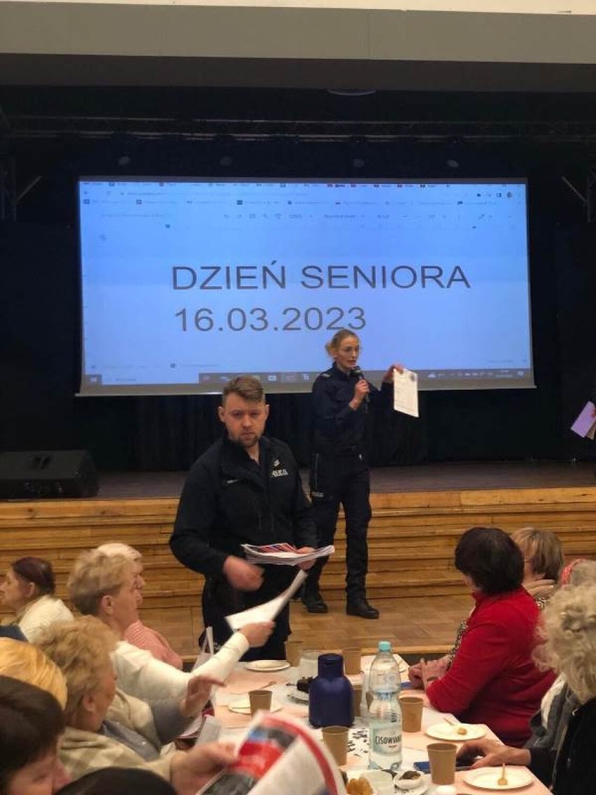 Spotkanie z seniorami w Obornickim Ośrodku Kultury