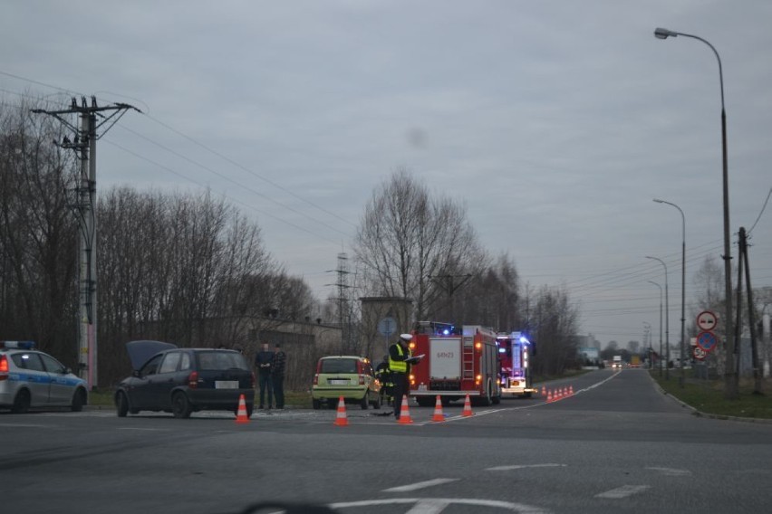 Kolizja w Bieruniu: Panda i Corsa zderzyły się na Oświęcimskiej