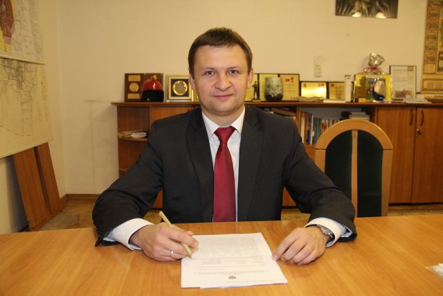 Wpadka burmistrza Brzezin, Marcina Pluty