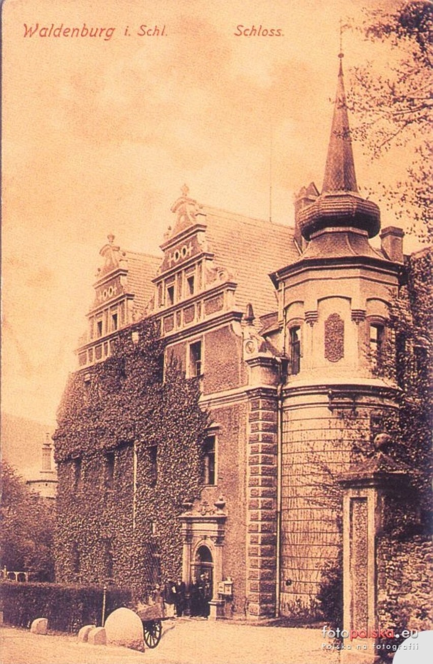 Pałac Czettritzów w Wałbrzychu przed 1945 rokiem