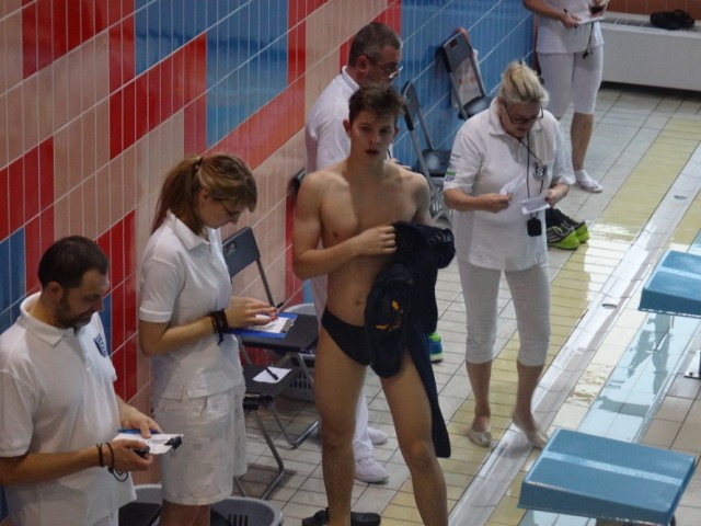 Zawodnicy Tropsa na zawodach Pomorskiej Ligi Pływackiej Juniorów