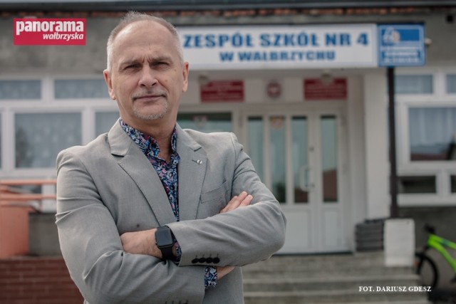 Bogusław Kuta, dyrektor Zespołu Szkół nr 4 w Wałbrzychu