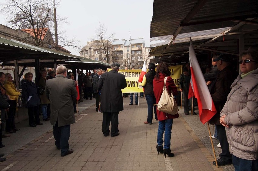 Gniezno: Protest kupców z Placu 21 Stycznia. Projekt targowiska ich zdaniem nie jest najlepszy