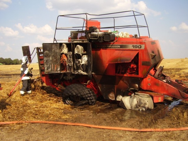 Pożar ścierniska