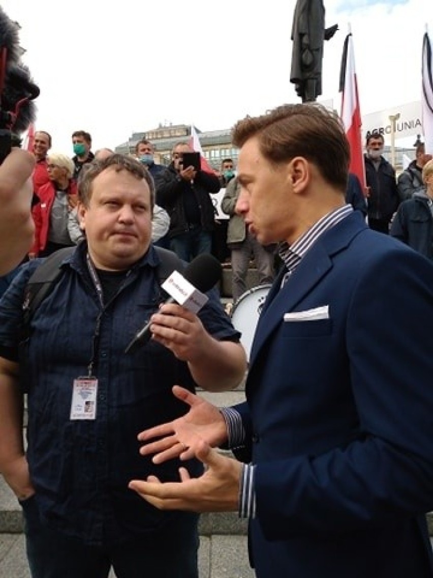 "PiS-owcy, idziemy po was!" Protest rolników przeciwko "Piątce dla zwierząt". Protestowali też mieszkańcy naszego regionu