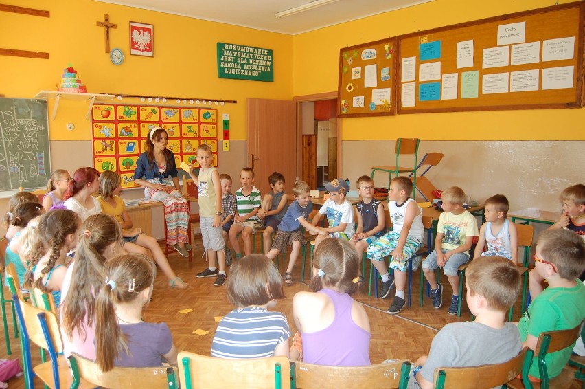 Uczniowie szkoły w Gaszynie mieli wakacje z językiem angielskim