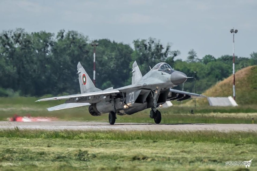 Bułgarzy w 22 Bazie Lotnictwa Taktycznego w Malborku. Przylecieli na Anakondę-16