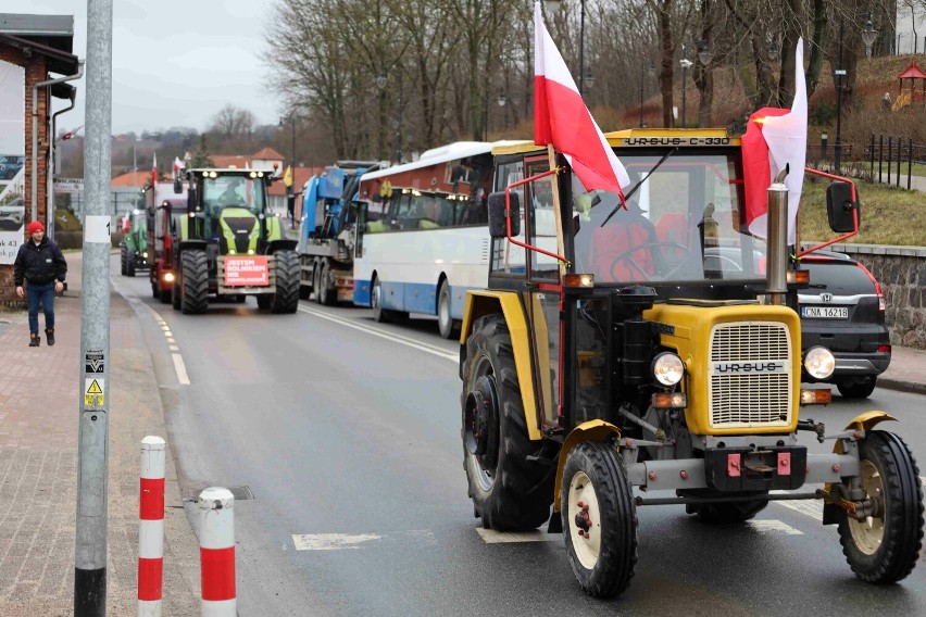 Kolejny protest rolników w Kartuskiem