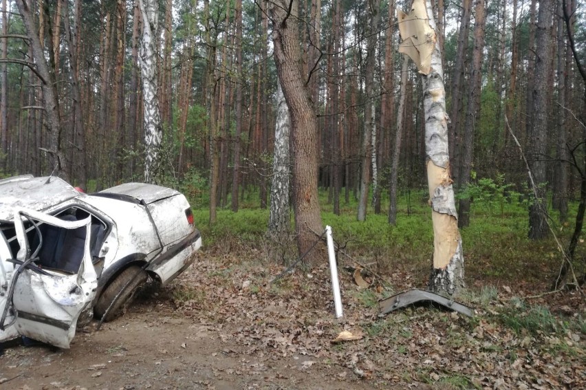 Człuchów. Tragiczny wypadek w okolicach Jaromierza. Jedna osoba nie żyje