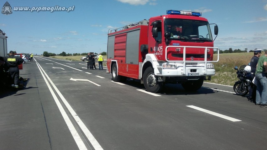 WYPADEK MOGILNO NIEZŁOMNYCH OBWODNICA