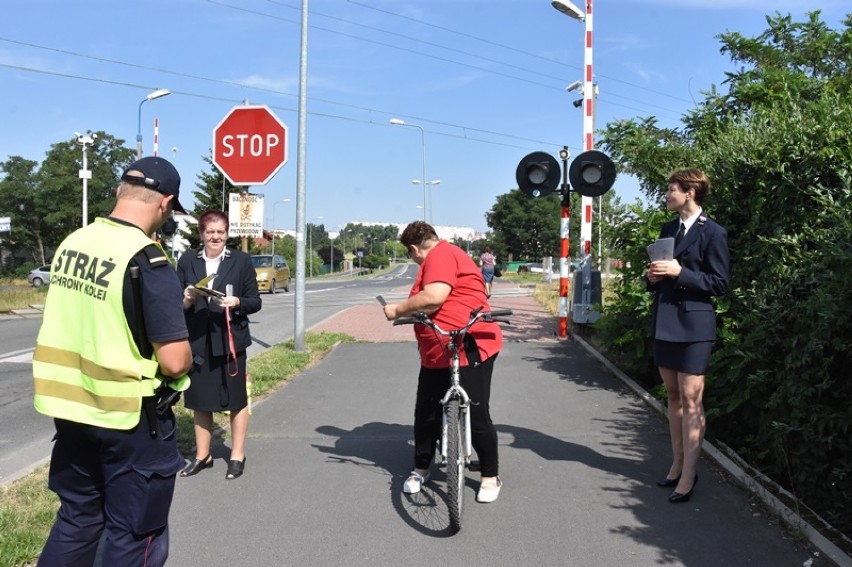 Akcja Bezpieczny Przejazd - "Szlaban na Ryzyko" w Legnicy {ZDJĘCIA]