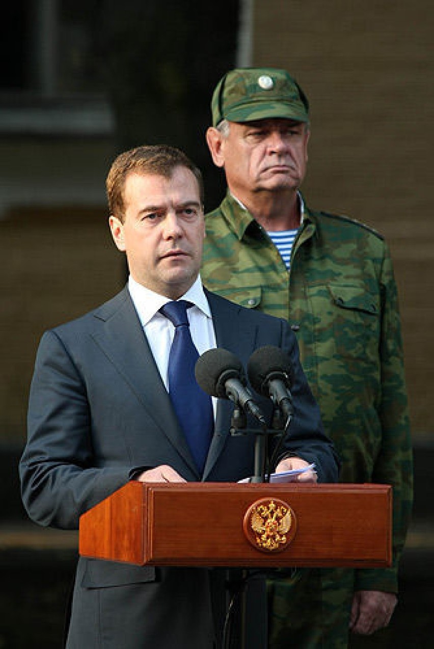 Prezydent Dmitrij Miedwiediew