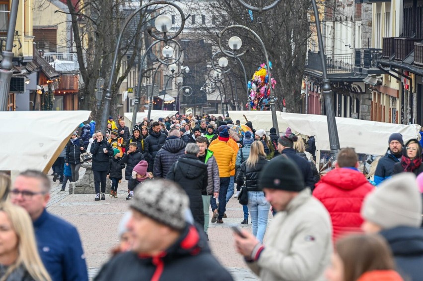 Krupówki w wielkanocną niedzielę