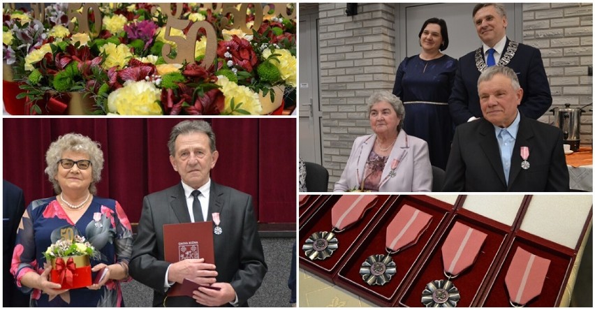 Złote Gody w Łużnej. Małżonkowie z pięćdziesięcioletnim stażem odebrali okolicznościowe medale nadane przez prezydenta RP