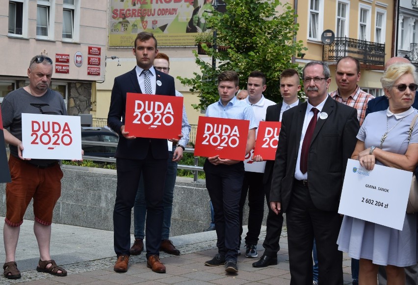 Samorządowcy z powiatu sanockiego zadeklarowali poparcie dla Andrzeja Dudy