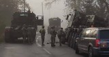 Ciężarówka armii USA wypadła z drogi niedaleko Żagania