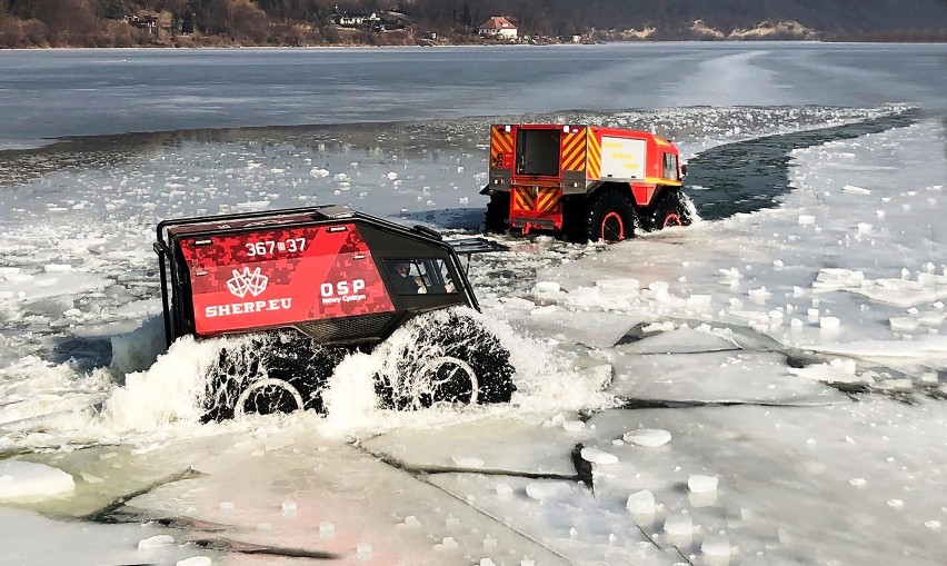 SHERP w akcji na Jeziorze Rożnowskim