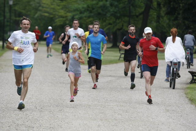 Parkrun Łódź. Bieg w parku Poniatowskiego - 9 lipca 2016